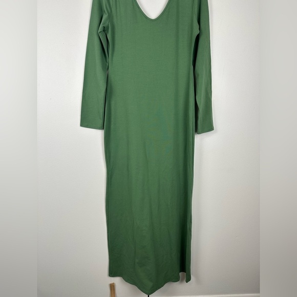 Reformation Green Dari Knit Maxi Dress Sz XL - Picture 3 of 8